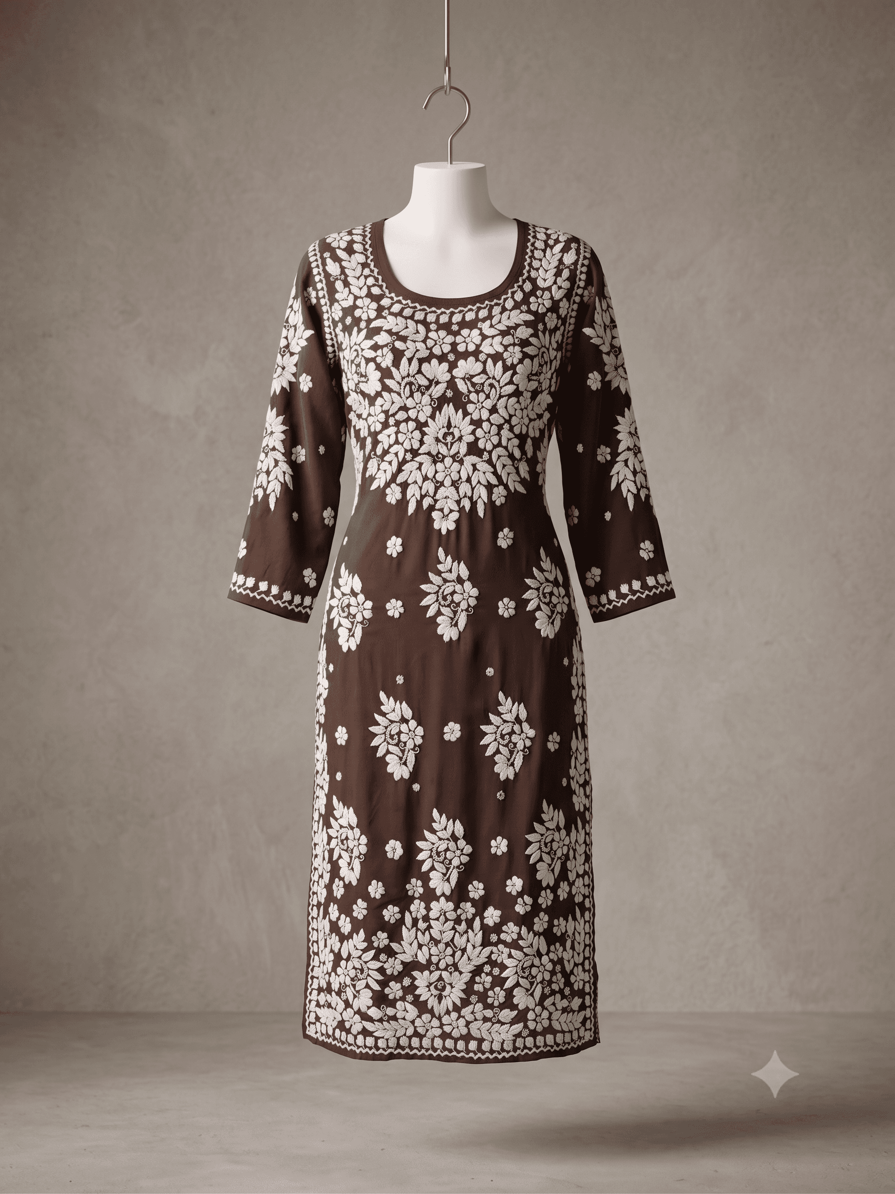 Modal Parsi Boota Long Kurti