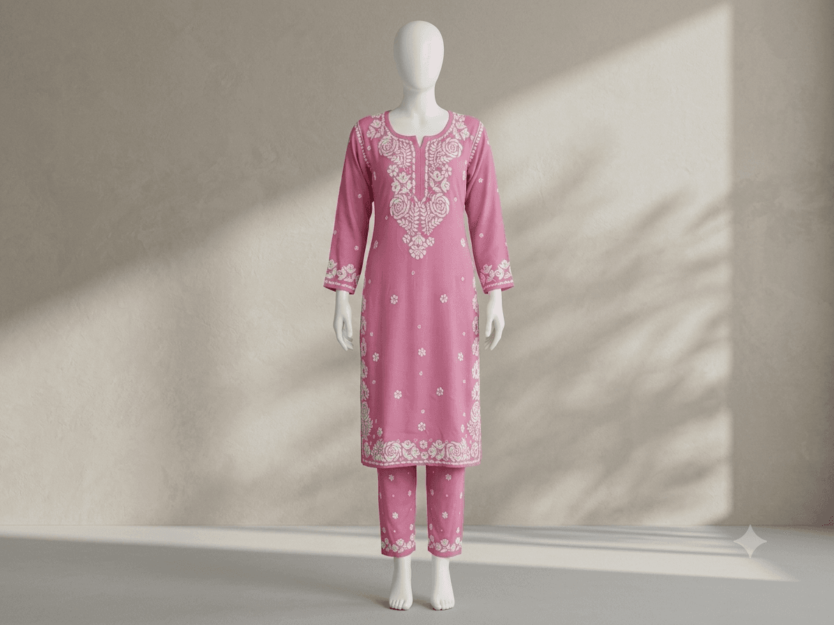 Rayon 2 pc Rose Border Set