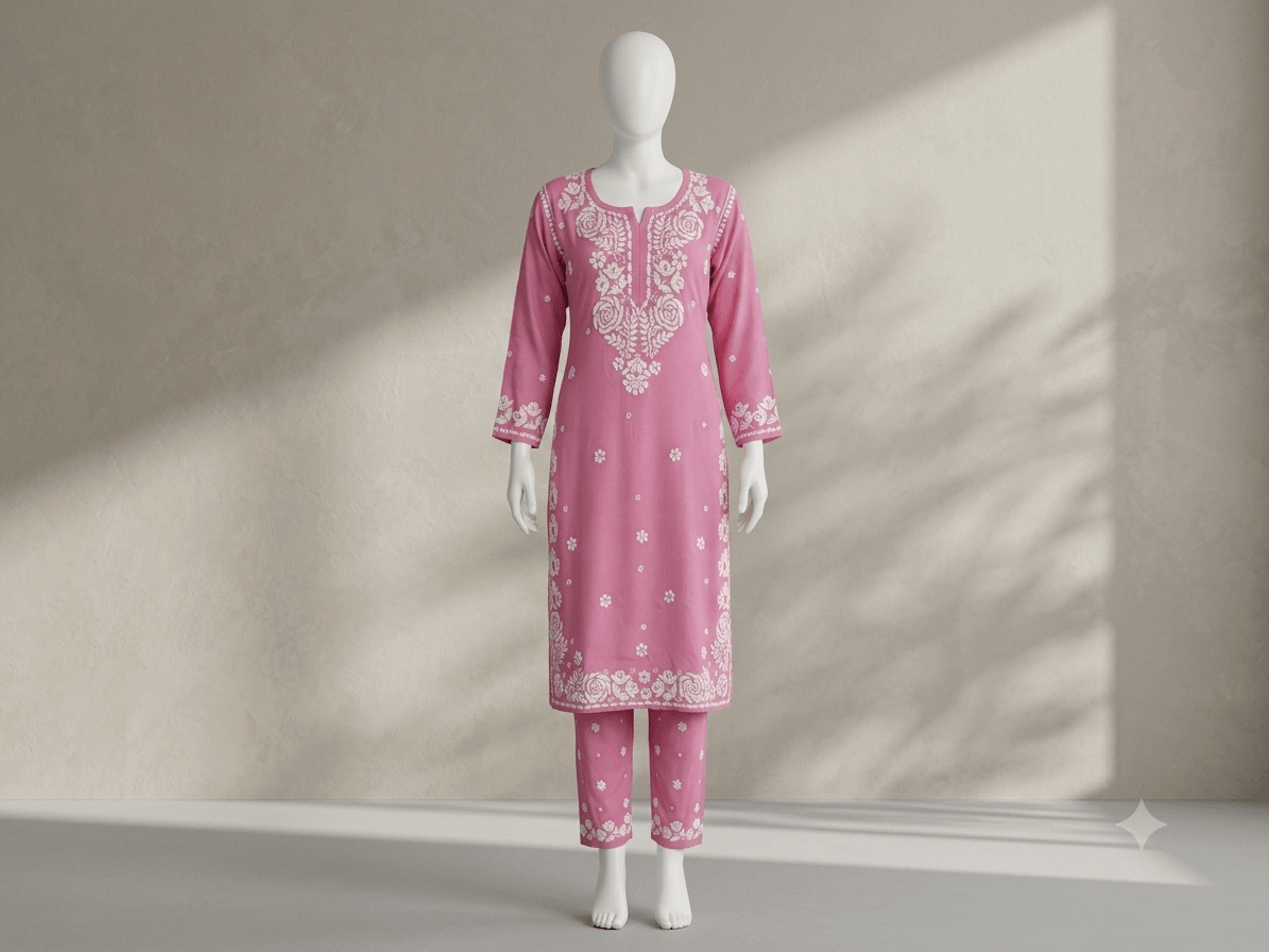 Rayon 2 pc Rose Border Set