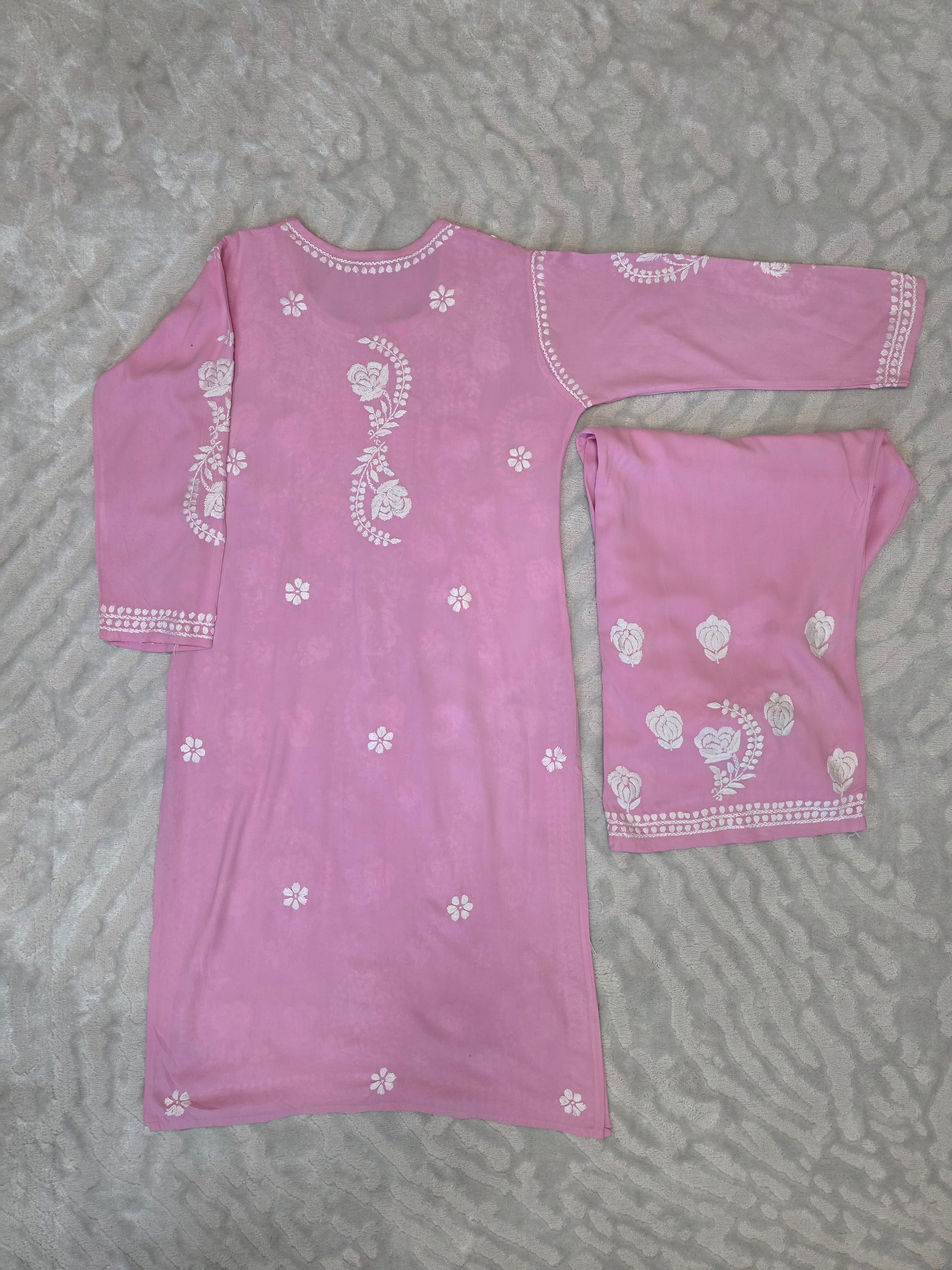 Heavy Rayon Half Rose Set