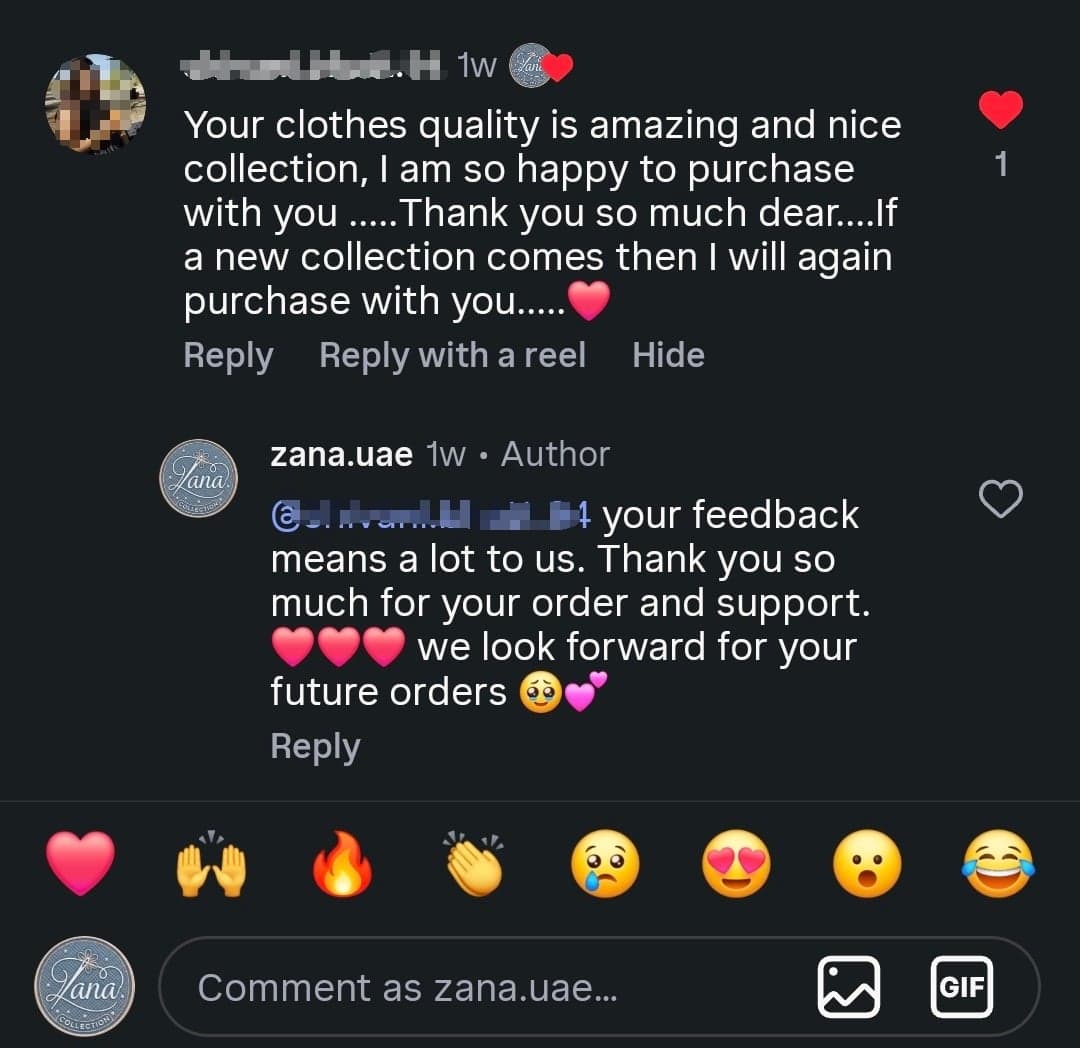 Customer review
